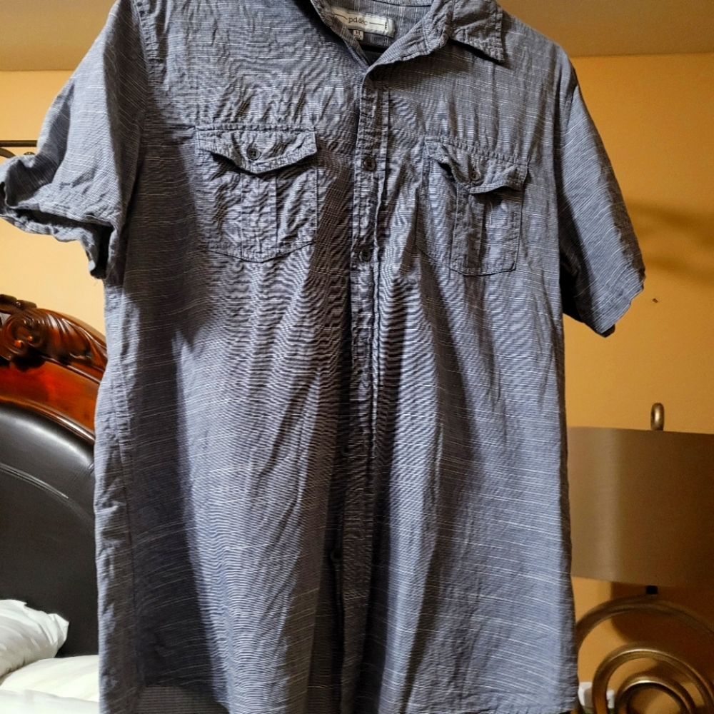 PD&C Collared, Short Sleeve *Gray